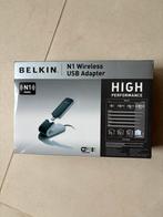 Belkin N1 Wireless USB Adapter - Bellen, Verzenden, Geen, Geen, Zo goed als nieuw