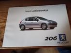 instructieboekje peugeot 206, Ophalen of Verzenden
