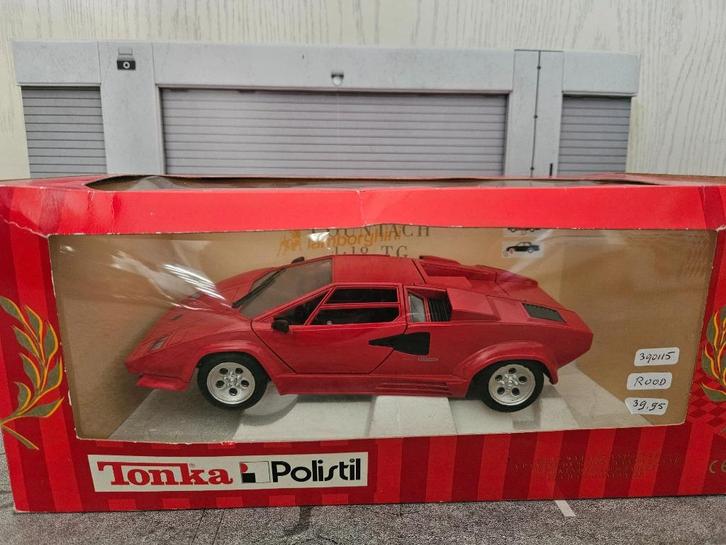 Polistil Lamborghini Countach 1988 1/18 in ovp, Hobby en Vrije tijd, Modelauto's | 1:18, Zo goed als nieuw, Auto, Overige merken