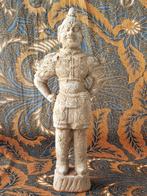 Mooi antiek Chinees terracotta beeld van een krijger 39 cm., Antiek en Kunst, Ophalen of Verzenden