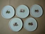 5 schoteltjes met afbeeldingen van oldtimers, Ophalen of Verzenden, Kop(pen) en/of Schotel(s)