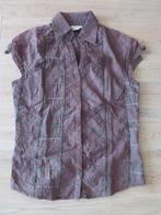 Blouse bruin, maat 34/ XS, Kleding | Dames, Blouses en Tunieken, Ophalen of Verzenden, Gedragen, Maat 34 (XS) of kleiner, Bruin