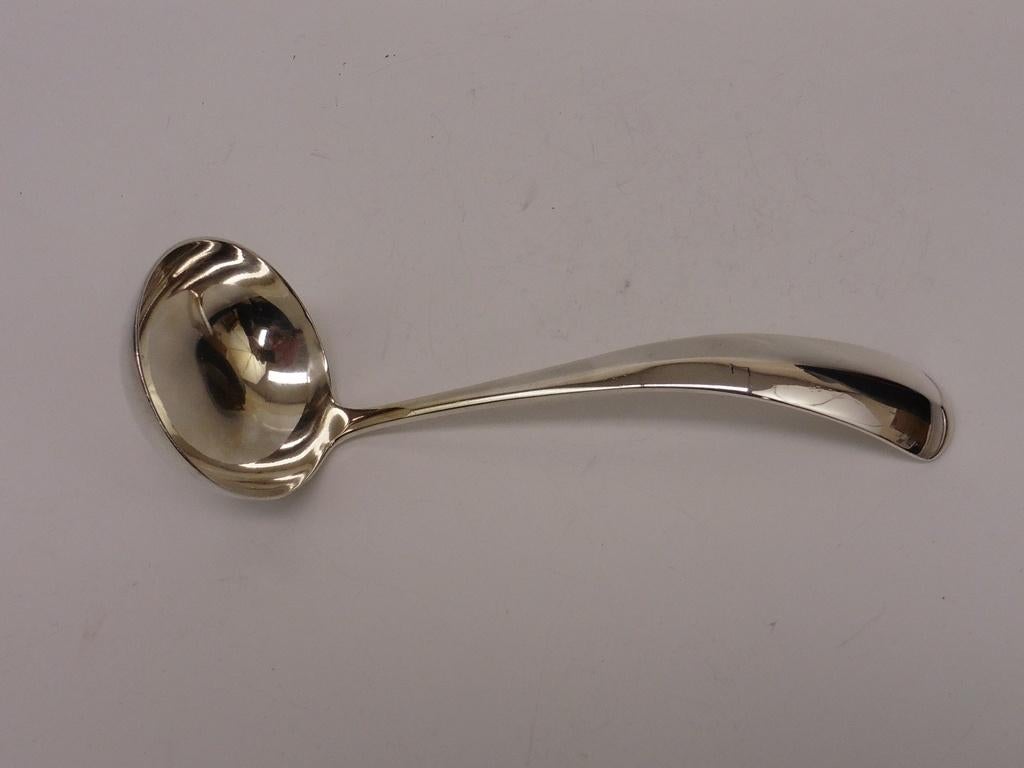 Zilveren sauslepel, 1949                                 Z91, Antiek en Kunst, Ophalen of Verzenden, Zilver