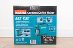 Makita DCM501Z 12v 18v Li-ion accu koffiezetapparaat body, Afneembaar waterreservoir, Info@makita.nl, Makita, Gemalen koffie