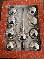 Oude kerstballen en piek., Diversen, Kerst, Verzenden, Gebruikt