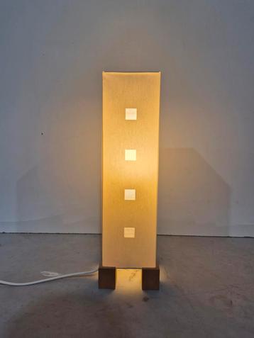 Vintage japandi stijl tafellamp  beschikbaar voor biedingen