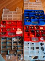 Fleischmann H0 - 5 dubbele vakkendozen met onderdelen, Hobby en Vrije tijd, Modeltreinen | H0, Gebruikt, Gelijkstroom, Fleischmann