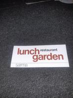 Lunch restaurant garden sarma, Ophalen of Verzenden, Zo goed als nieuw