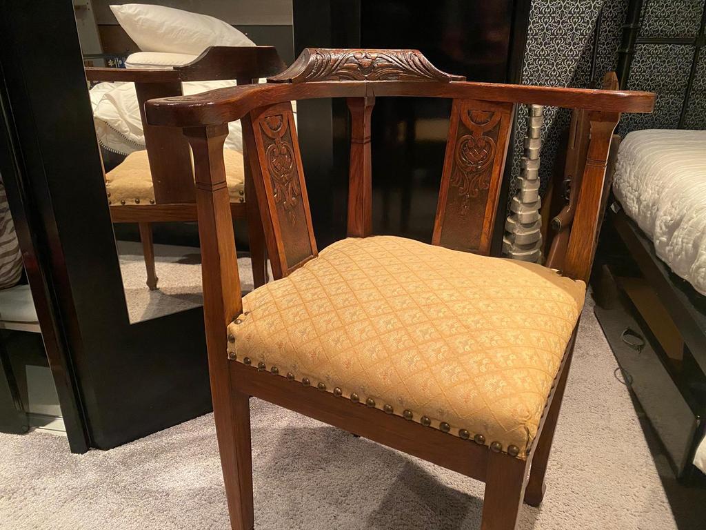 Hoekstoeltje, Antiek en Kunst, Antiek | Meubels | Stoelen en Banken, Ophalen