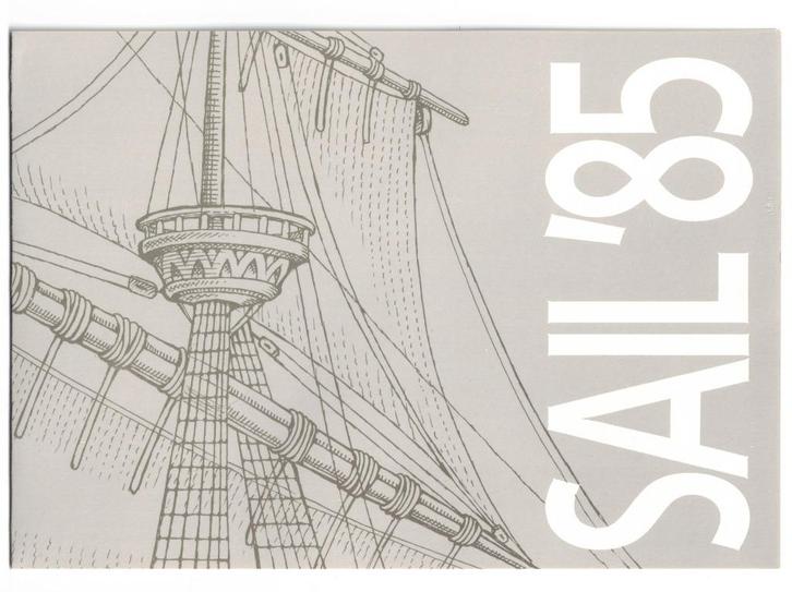 SAIL 1985 Postzegelmapje PTT Post, Postzegels en Munten, Postzegels | Nederland, Postfris, Ophalen of Verzenden