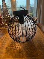 Plafondlamp zwart met smartlamp Ikea, Ophalen, Industrieel zwart, Zwart, Rond