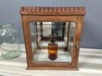Antieke toonbank vitrine Vintage Eiken toonbank vitrinekast, Antiek en Kunst, Verzenden