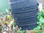 Zwarte vierkante kweekpotten, Tuin en Terras, Ophalen, Gebruikt, Kweekbak