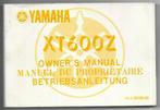 Yamaha XT600 Z manual Betriebsanleitung (3003z), Yamaha