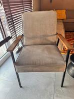 WOOOD Sally Fauteuil - Verweerd Grijs/Bruin, Huis en Inrichting, Fauteuils, 75 tot 100 cm, Ophalen of Verzenden, Zo goed als nieuw