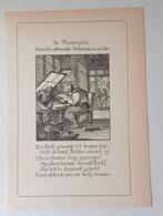 Jan Luyken Prent: De Platennyder, Antiek en Kunst, Kunst | Etsen en Gravures, Ophalen of Verzenden