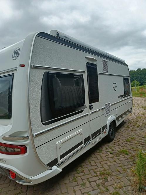 Fendt 495 bj 2019+MOVER+DAKLUIFEL+VLOERVERWARM. ETC NIEUWST., Caravans en Kamperen, Caravans, Bedrijf, tot en met 4, 1250 - 1500 kg