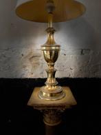 XL vintage antieke messing Stiffel tafellamp country chic, Huis en Inrichting, Lampen | Tafellampen, Ophalen, Overige materialen