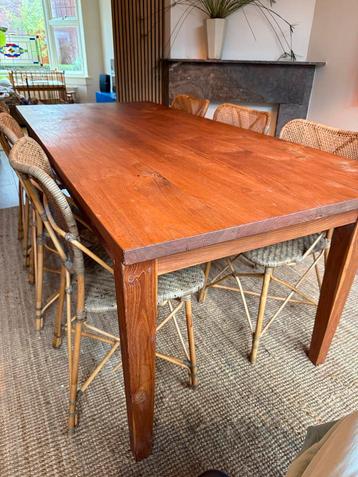Houten eettafel - Teakhout beschikbaar voor biedingen