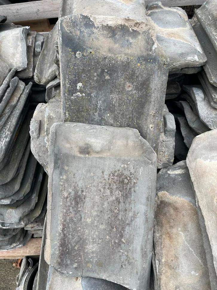 Oude Holle Dakpannen - Oud Hollands, Doe-het-zelf en Verbouw, Dakpannen en Dakbedekking, Gebruikt, Dakpannen, Steen of Klei, Grijs