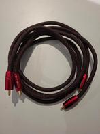 Audioquest Red River RCA interlink 1 meter., Ophalen of Verzenden, Gebruikt, Minder dan 2 meter, Interlink-kabel