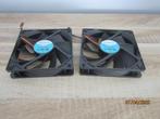 2 x Gigabyte Technologie DC Brushless Fan, Ophalen of Verzenden, Gebruikt, Luchtkoeling