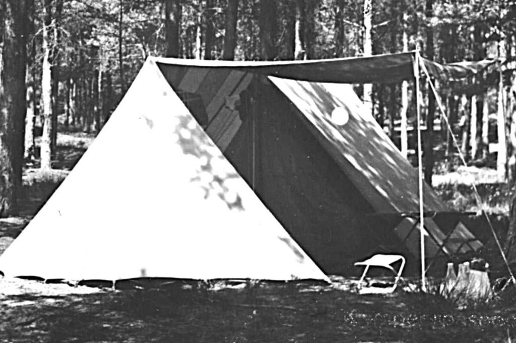 965161 Oisterwijk N Br 1965 Camping de Reebok Onbeschreven, Ophalen of Verzenden, 1960 tot 1980, Ongelopen, Noord-Brabant