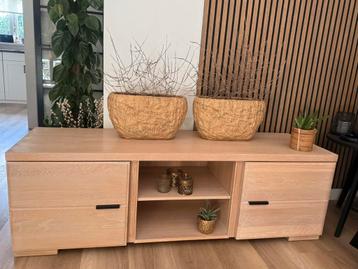 ZGAN Tekevisiemeubel TV kast eiken televisiekast dressoir beschikbaar voor biedingen