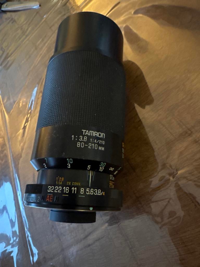 Tamron 80-210mm f/3.8-4 Lens voor Minolta MC/MD, Ophalen of Verzenden, Gebruikt