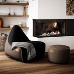 SACK it - Canvas Lounge Chair & Pouf, Huis en Inrichting, Zitzakken, Zo goed als nieuw, Ophalen