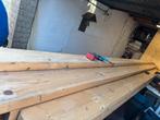 Grote houten balken - 12 stuks, Gebruikt, Ophalen of Verzenden, Hardhout, 250 cm of meer