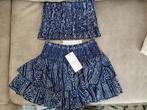 Nieuw Rokje en top maat S, Blauw, Nieuw, Ophalen of Verzenden, Maat 36 (S)