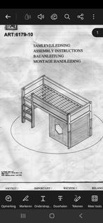 Lifetime verhoogset voor halfhoog bed (wit), Ophalen, Gebruikt, Halfhoogslaper