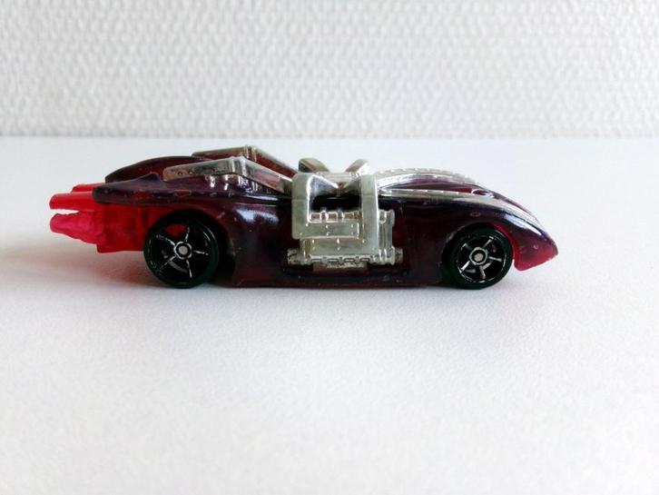 Arachnorod transparant rood Hot Wheels (geen ovp), Hobby en Vrije tijd, Modelauto's | Overige schalen, Gebruikt, Auto, Ophalen of Verzenden