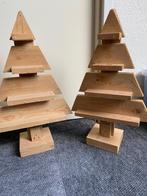 Te koop: kleine houten kerstboom 2x, Diversen, Ophalen, Zo goed als nieuw