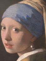 Canvas reproductie Meisje met de parel, Ophalen