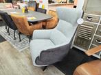 Relax Fauteuil ( Accu Pakket ) Stof / leder combi NIEUW, Huis en Inrichting, Fauteuils, Ophalen, Nieuw, Stof