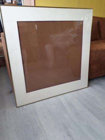 Grote lijst goud dunne rand 80x80 beschikbaar voor biedingen