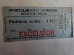 Voetbalticket Nec-Excelsior.13-09-80, Ophalen of Verzenden, Zo goed als nieuw, Overige binnenlandse clubs