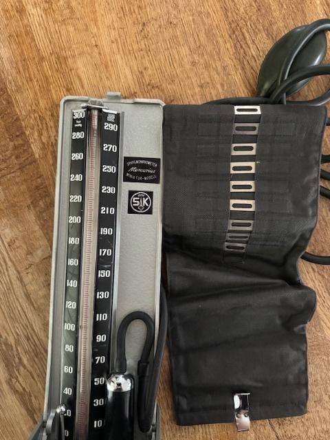 Mercurius bloeddrukmeter / Spygmomanometer, Diversen, Ophalen, Gebruikt