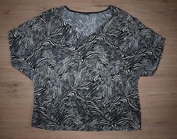 Zwart Wit Shirt M&S (XXL) beschikbaar voor biedingen
