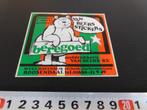 sticker Roosendaal Béregoed Zeefdrukkerij van Beers bv, Verzamelen, Stickers, Ophalen, Zo goed als nieuw, Bedrijf of Vereniging