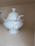 NIEUW witte soepterrine leeuwenkop, Huis en Inrichting, Keuken | Servies, Ophalen of Verzenden, Nieuw