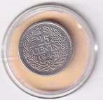 25 Cent 1943 EP Zeer Goed, Postzegels en Munten, Munten | Nederland, Verzenden, Zilver, 25 cent, Koningin Wilhelmina