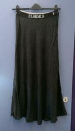 Elias RUmelis maxi rok donker grijs, iets wollig mt S 36421, Kleding | Dames, ., Zo goed als nieuw, Elias RUmelis, Maat 36 (S)