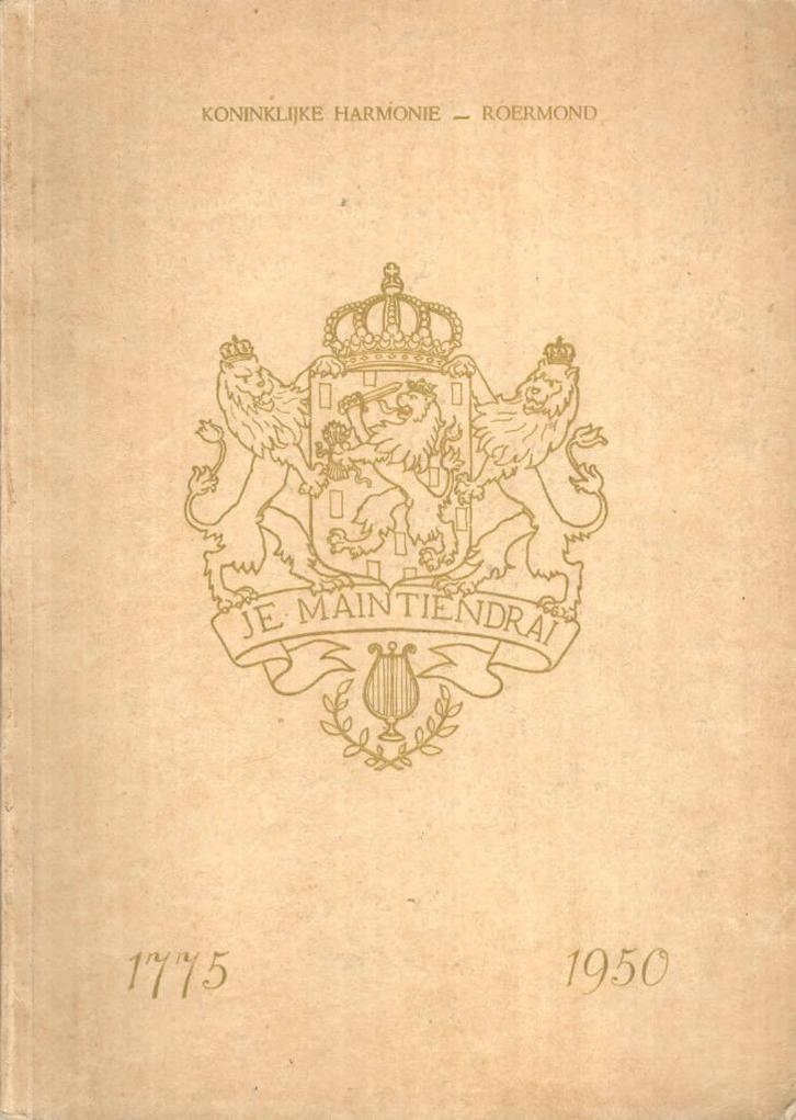Gedenkboek 175-jarig bestaan Koninklijke Harmonie Roermond, Boeken, Geschiedenis | Stad en Regio, Gelezen, Ophalen of Verzenden