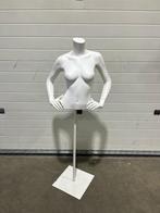 Vrouwelijke etalage-pop bust3 wit Hans Boodt 150cm, Ophalen, Zo goed als nieuw