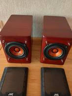 JVC SP-EXA1 wood cone, Ophalen of Verzenden, Gebruikt, Front, Rear of Stereo speakers, JVC