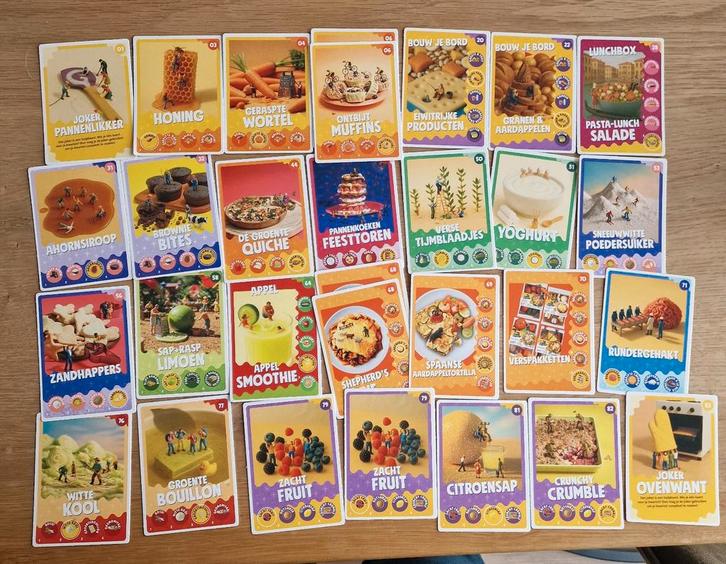 Jumbo spaaractie bakkaartjes, Verzamelen, Supermarktacties, Ophalen of Verzenden