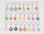 24 leuke smiley sleutelhangers zie beschrijving, Verzamelen, Ophalen of Verzenden, Nieuw